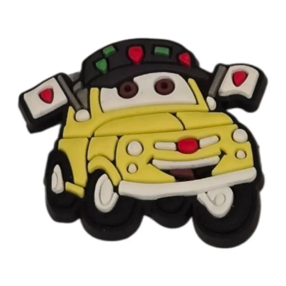 CARS Yellow Luigi Croc Shoe Charms | Fun Jibbitz Style Disney Cartoon